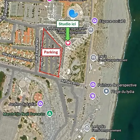 Le Petit Nid Du Lydia -accès Direct Plage- Wi-fi - Parking Appartamento Le Barcarès
